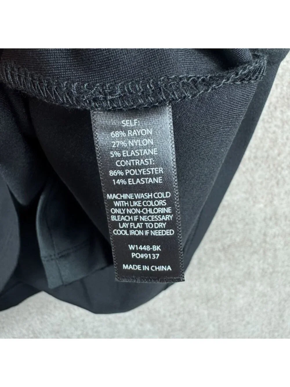 Betabrand A-Line Ponte Skirt Skort Black XS S Pockets Athleisure Work Wear Golf